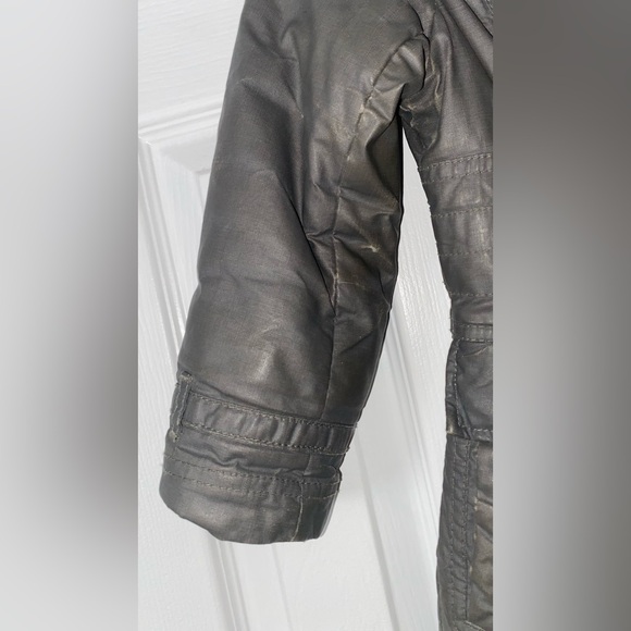 MEXX dark sage/green Fall/spring jacket for girls in a size 3-4 - Picture 8 of 16